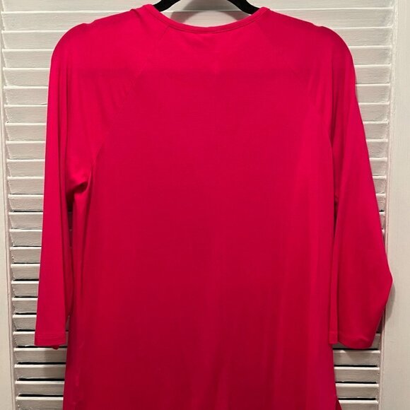 C Established 1946 Pink Blouse with Cut-outs - Picture 2 of 4